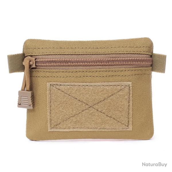 Pochette zip�e Molle syst�me EDC - Tan