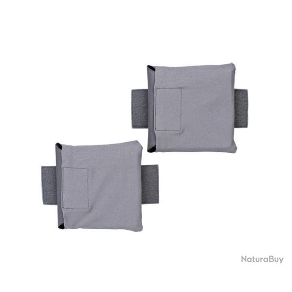 Pochettes plaque lat�rale style Ferro 6x6 - Gris