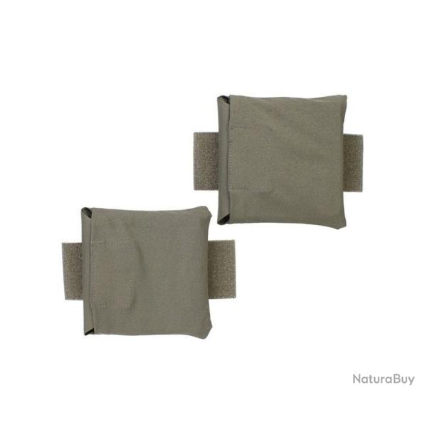 Pochettes plaque lat�rale style Ferro 6x6 - Ranger green