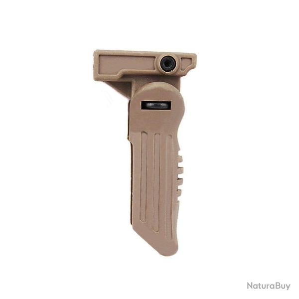 Poign�e pliable compact ABS M4 M16 AR15 - Poign�e pliable-Marron