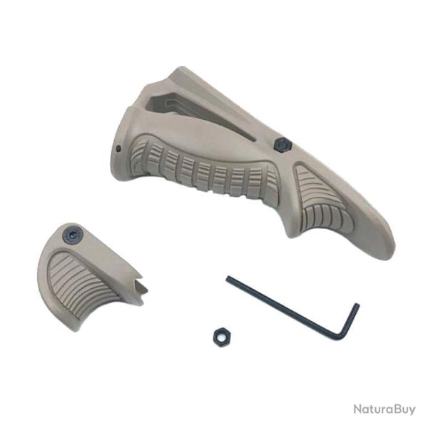 Poign�e pliable compact ABS M4 M16 AR15 - PTK-Marron