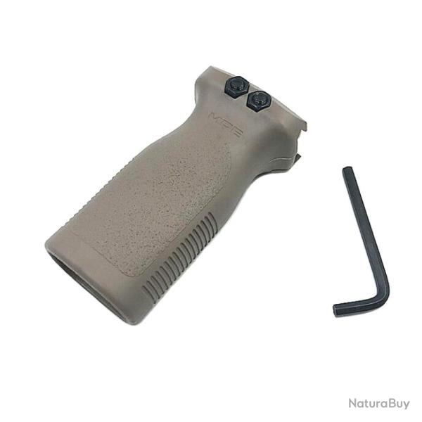 Poign�e pliable compact ABS M4 M16 AR15 - RVG-Marron