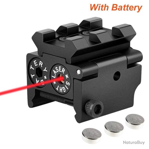Pointeur laser rouge Weaver Arrson - Avec batterie