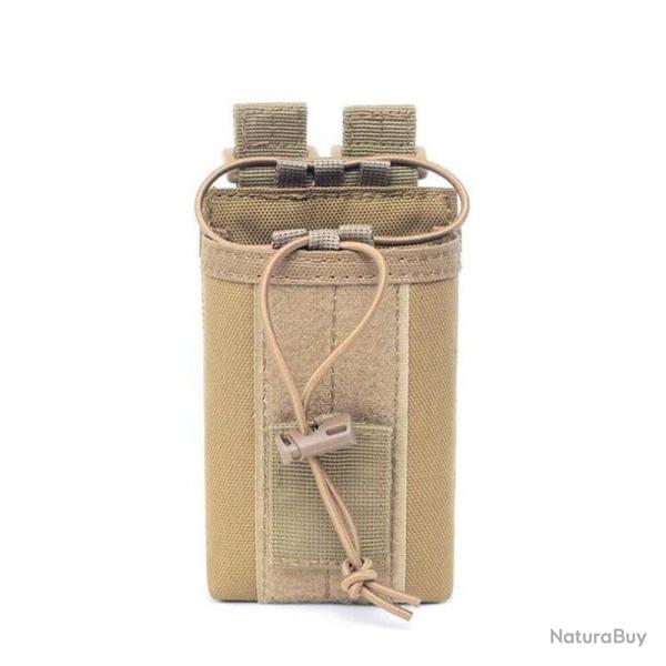 Porte talkie-walkie souple 1000D IOS - Tan