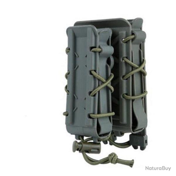 Porte-chargeur 9mm 5.56 7.62 WF Tactical - Vert arm�e