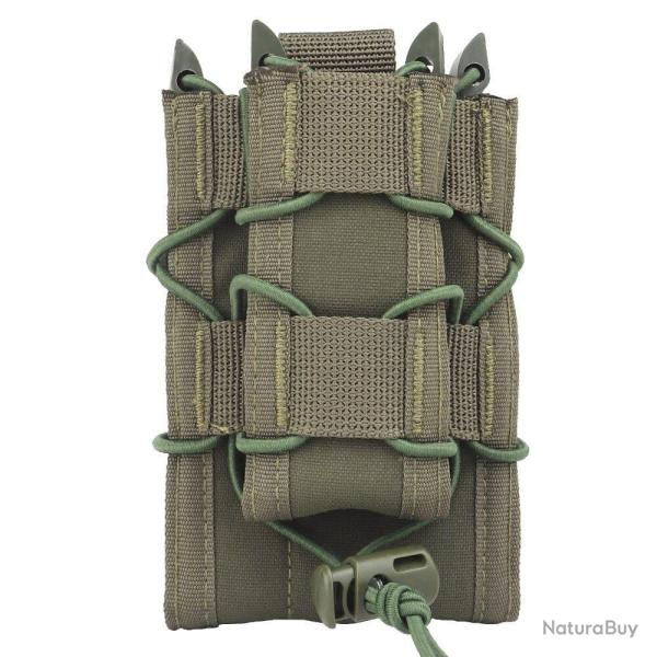 Porte-chargeur 9mm/5.56 double Molle - Vert arm�e