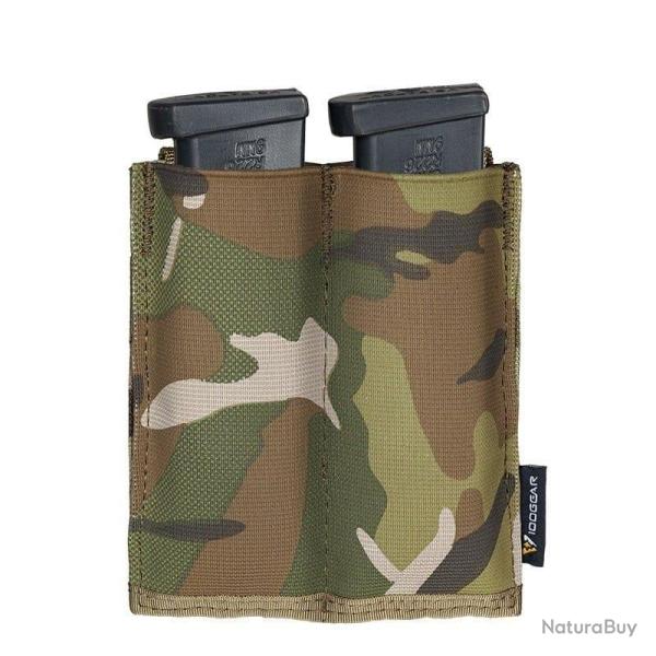 Porte-chargeur double 9mm IDGear - Multicam