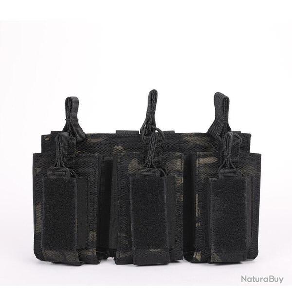 Porte-chargeur Kangourou 3 M14 M16 AK47 - Python noir