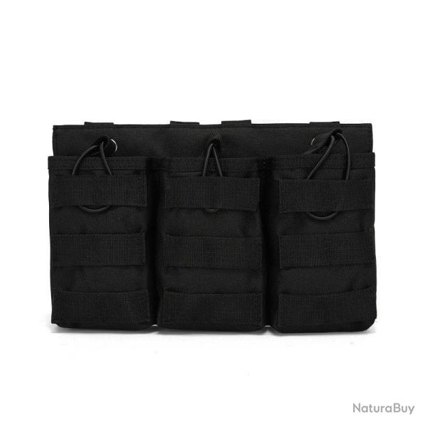 Porte-chargeur triple M4 5.56 - Black