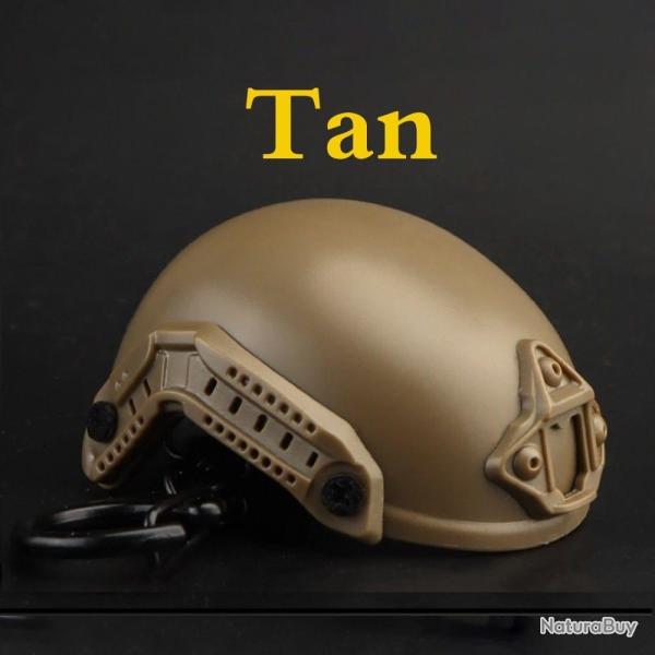 Porte-cl� casque Fast ouvre-bouteille - Tan