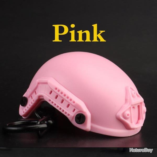 Porte-cl� casque Fast ouvre-bouteille - Rose