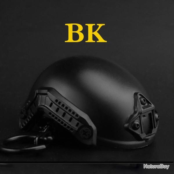 Porte-cl� casque Fast ouvre-bouteille - Noir