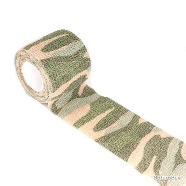 Ruban adh�sif camouflage �lastique - Camo forest / 2.5cm X 4.5m