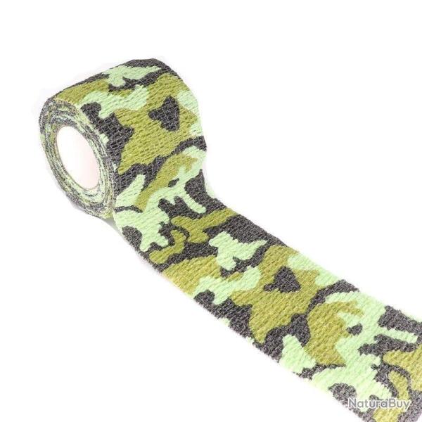 Ruban adh�sif camouflage �lastique - CamoLand / 2.5cm X 4.5m