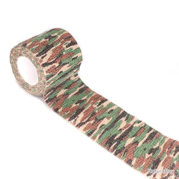 Ruban adh�sif camouflage �lastique - Multicam / 7.5cm X 4.5m