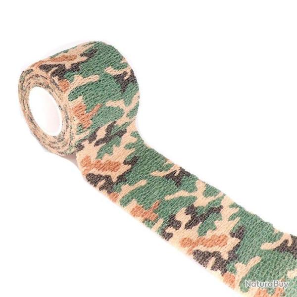 Ruban adh�sif camouflage �lastique - Multicam 2 / 10cm X 4.5m