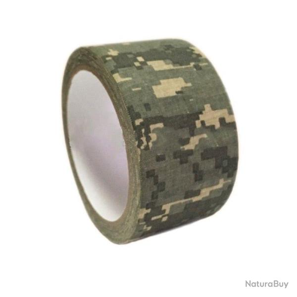 Ruban camouflage adh�sif �tanche - Digital vert