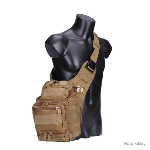 Sac � bandouli�re poitrine TGS Tactical - Tan / Coyote