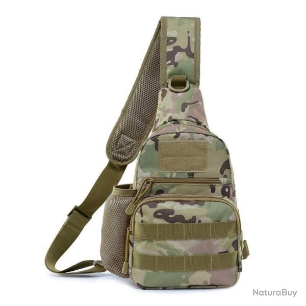 Sac � bandouli�re poitrine US Army JOS - Multicam