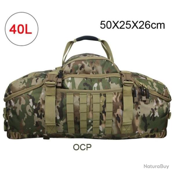 Sac � dos / sac Molle LQArmy 40l 60l 70l - Multicam 40L (50 x 25 x 26 cm)
