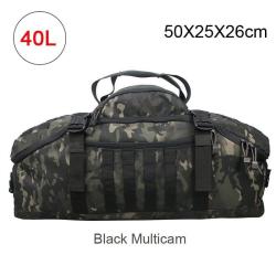 Sac &agrave; dos / sac Molle LQArmy 40l 60l 70l - Multicam noir 40L (50 x 25 x 26 cm)