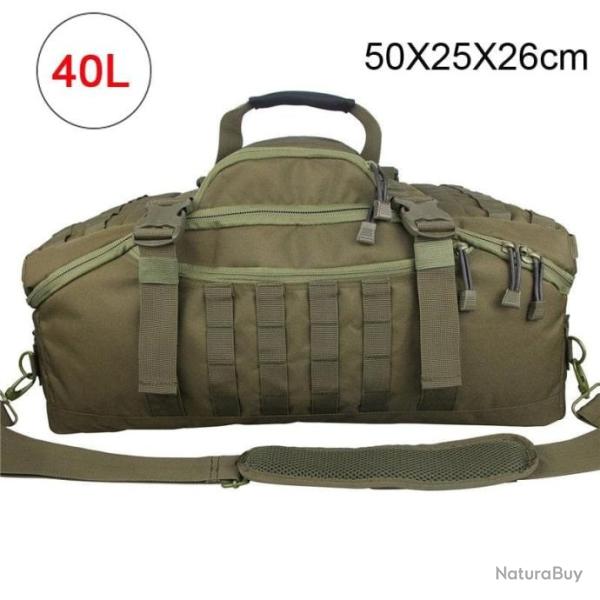 Sac � dos / sac Molle LQArmy 40l 60l 70l - Ranger vert 40L (50 x 25 x 26 cm)