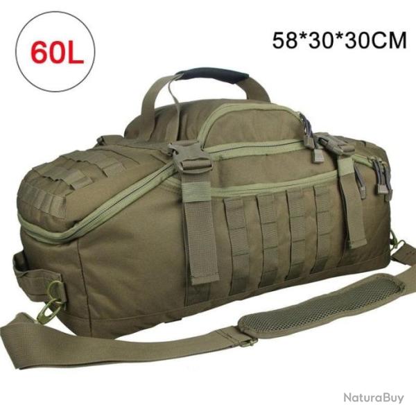 Sac � dos / sac Molle LQArmy 40l 60l 70l - Ranger vert 60L (50*30*30 cm)
