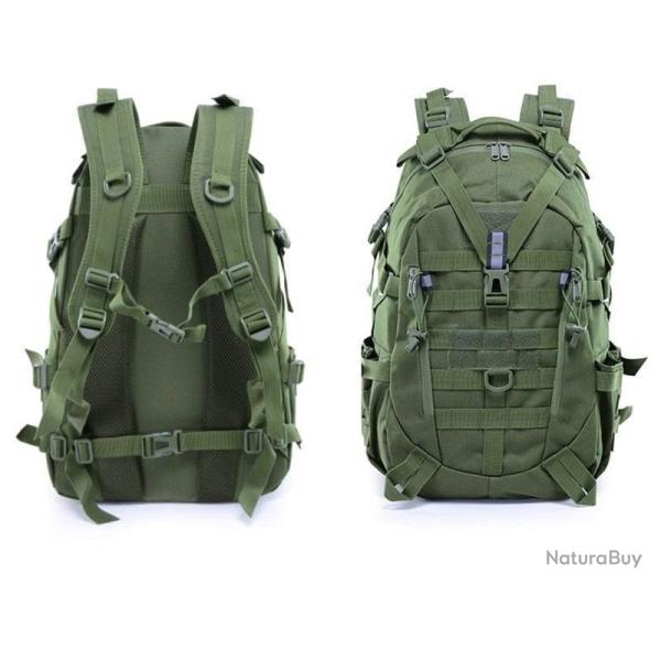 Sac � dos 40l Molle SH5 r�fl�chissant - Vert olive