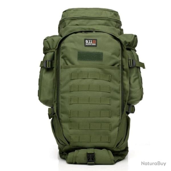 Sac � dos 70L assaut tactique 911 - Vert OD