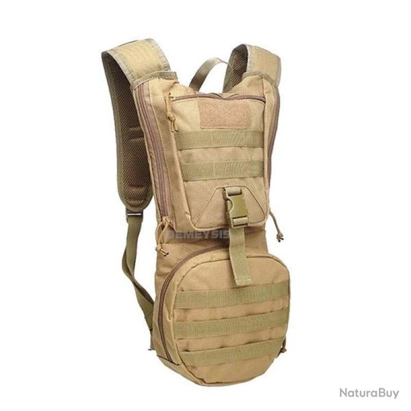 Sac � dos d'hydratation USG Molle + poche - Tan
