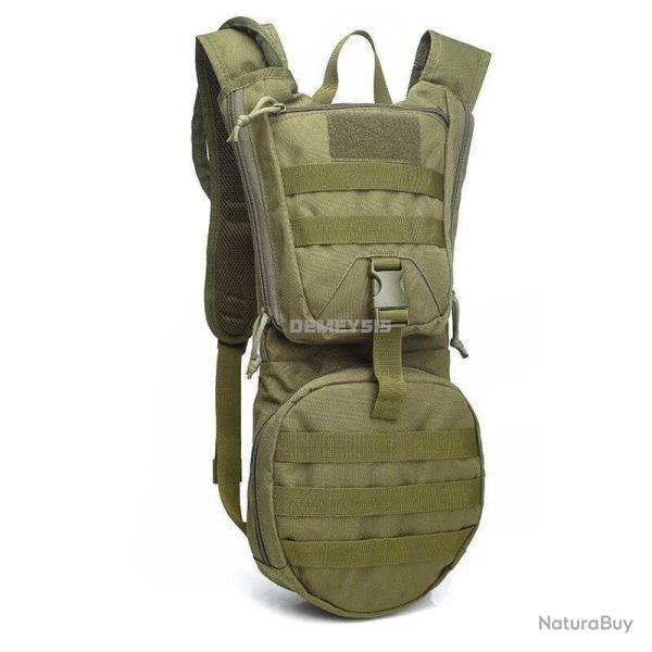 Sac � dos d'hydratation USG Molle + poche - Vert OD