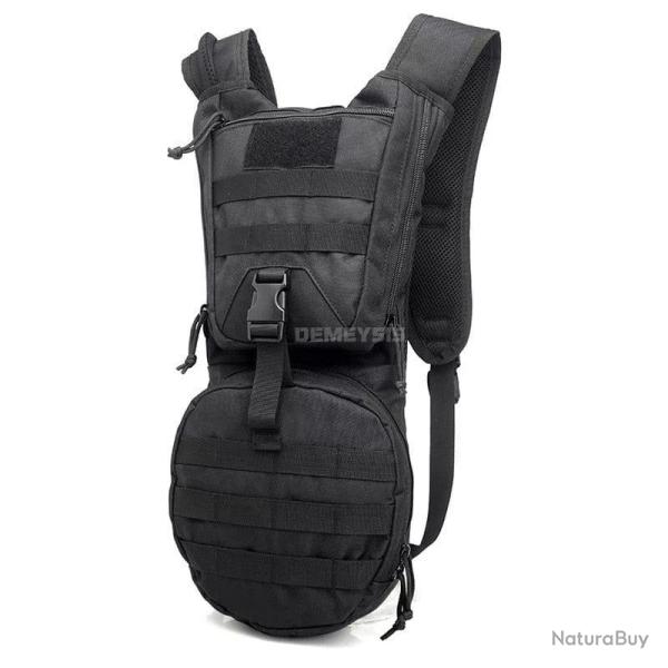 Sac � dos d'hydratation USG Molle + poche - Noir