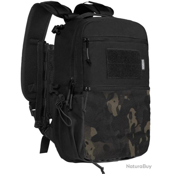 Sac � dos MOLLE gilet Beavertail OneTigris - Multicam noir