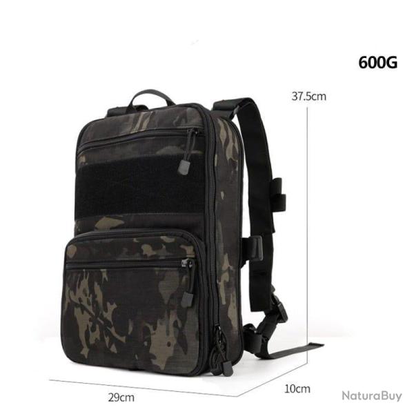 Sac � dos plat militaire Molle IDGear - Multicam noir