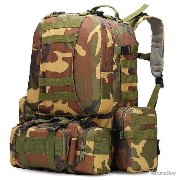 Sac � dos tactique WSB 50L 4 en 1 - Jungle / 50 - 70L