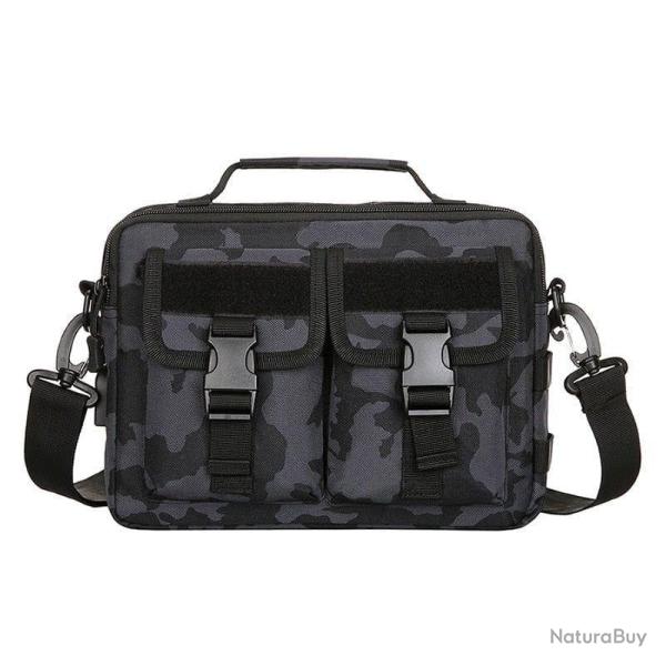 Sac bandouli�re et poign�e USB Kendom - Phyton noir