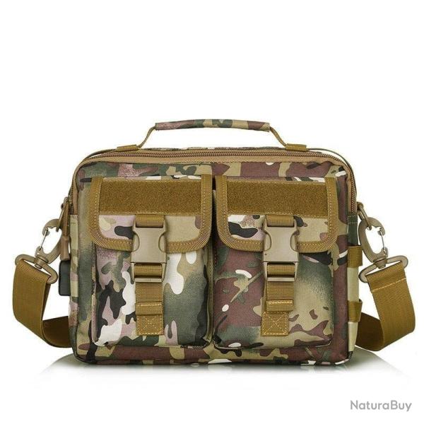 Sac bandouli�re et poign�e USB Kendom - Multicam