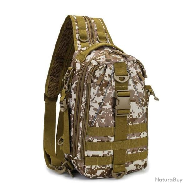 Sac bandouli�re Jungle WAR Molle - Digital Desert