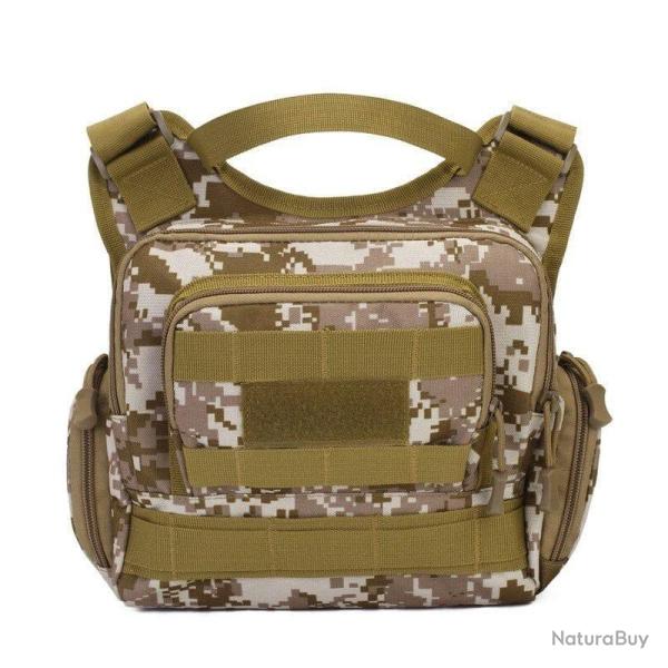Sac bandouli�re militaire Molle VOS XA810 - Desert Digital