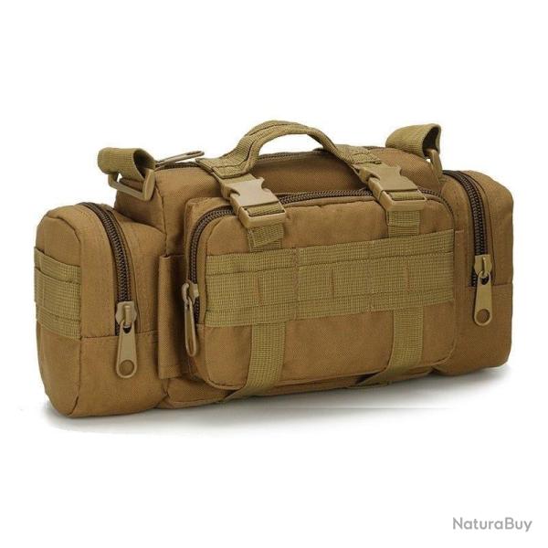 Sac bandouli�re Tribal Hawk 6L - Tan