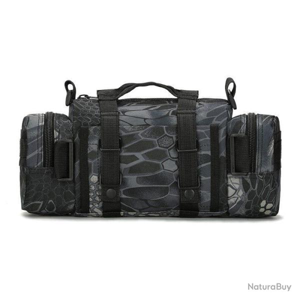 Sac bandouli�re Tribal Hawk 6L - Python noir