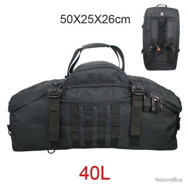 Sac de voyage Military GOS imperm�able - 40L Noir