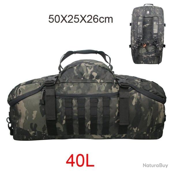 Sac de voyage Military GOS imperm�able - 40L Multicam noir