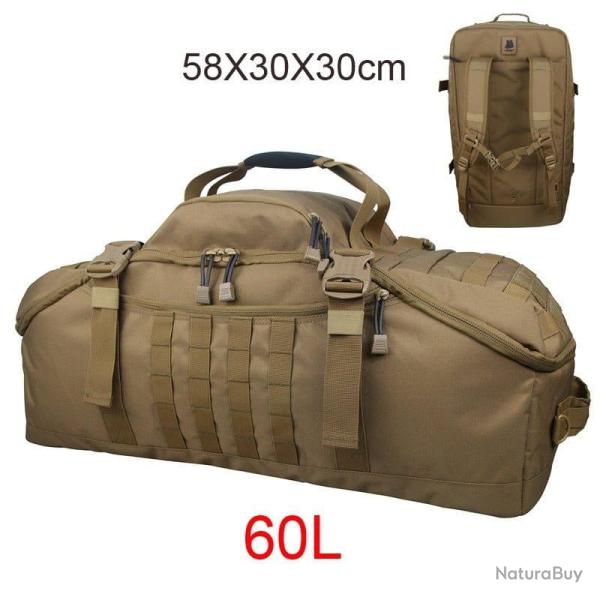 Sac de voyage Military GOS imperm�able - 60L Tan