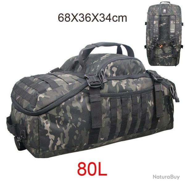 Sac de voyage Military GOS imperm�able - 80L Multicam noir