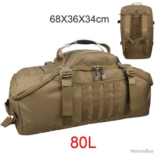 Sac de voyage Military GOS imperm�able - 80L Tan