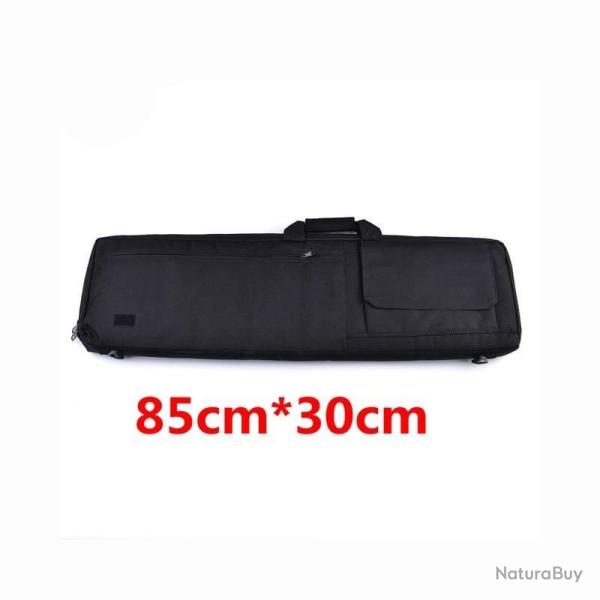 Sac fusil pochette bandouli�re 85cm/100cm - Noir 85 cm