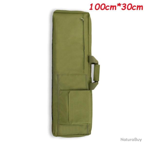 Sac fusil pochette bandouli�re 85cm/100cm - Vert 100 cm