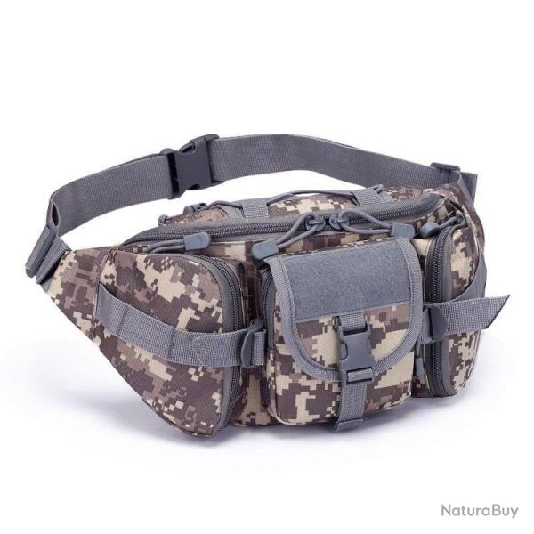 Sacoche taille Wolf Gear �tanche Molle - Camo ACU