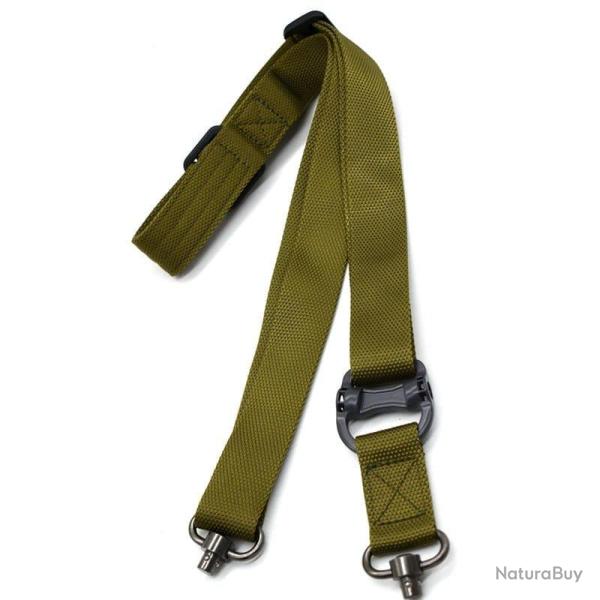 Sangle fusil boucle pivotante QDM M2S - Tan / Coyote
